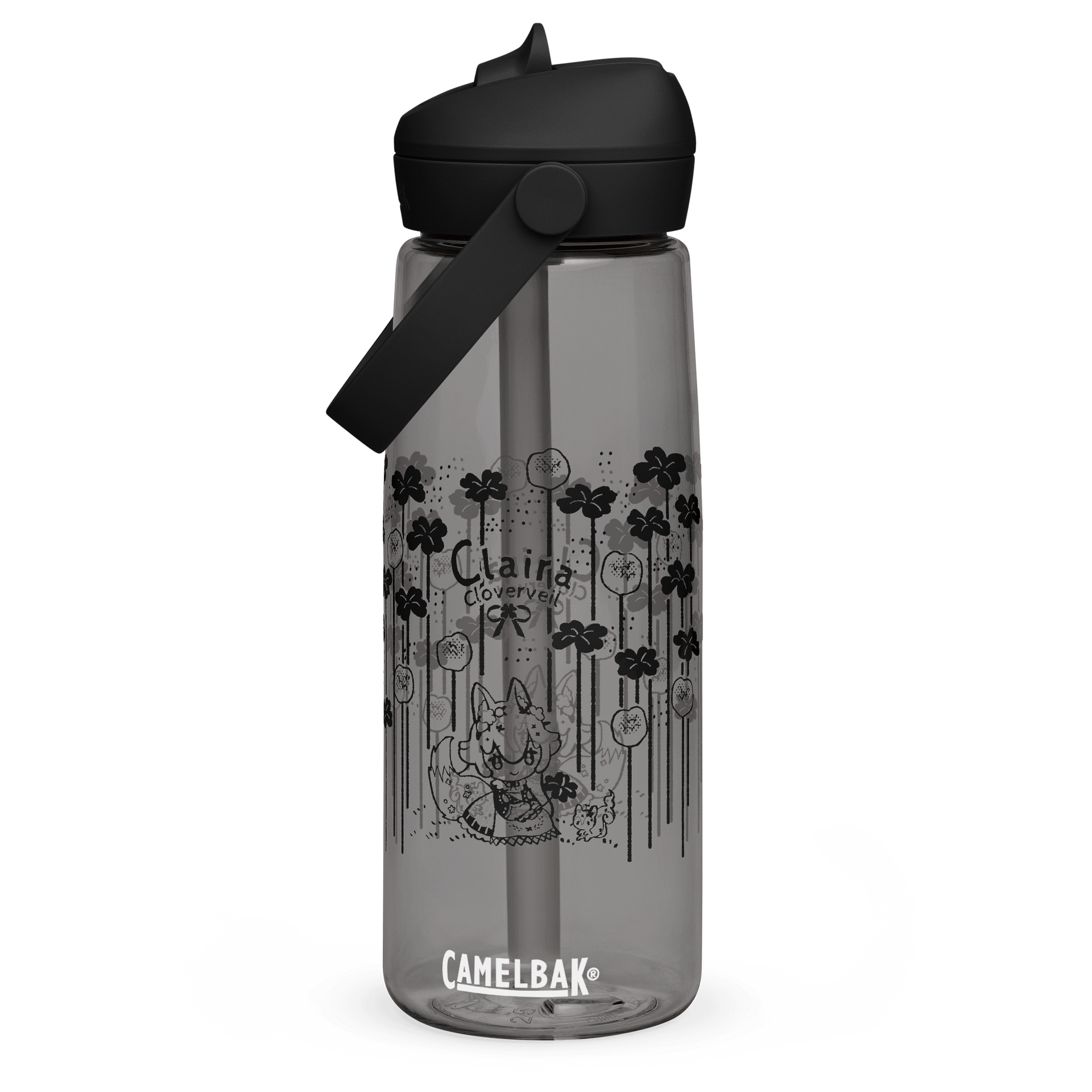 Claira Water Bottle (Black Design) product image (3)