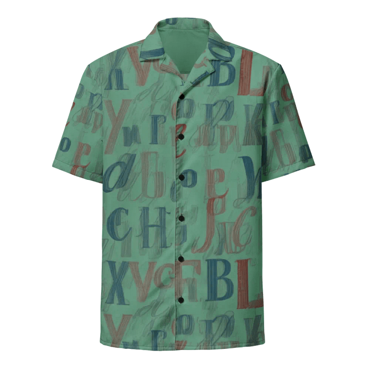 Kaleidoscope Letter Print Shirt product image (1)