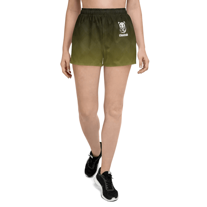yellow wave athletics shorts (woman) product image (1)