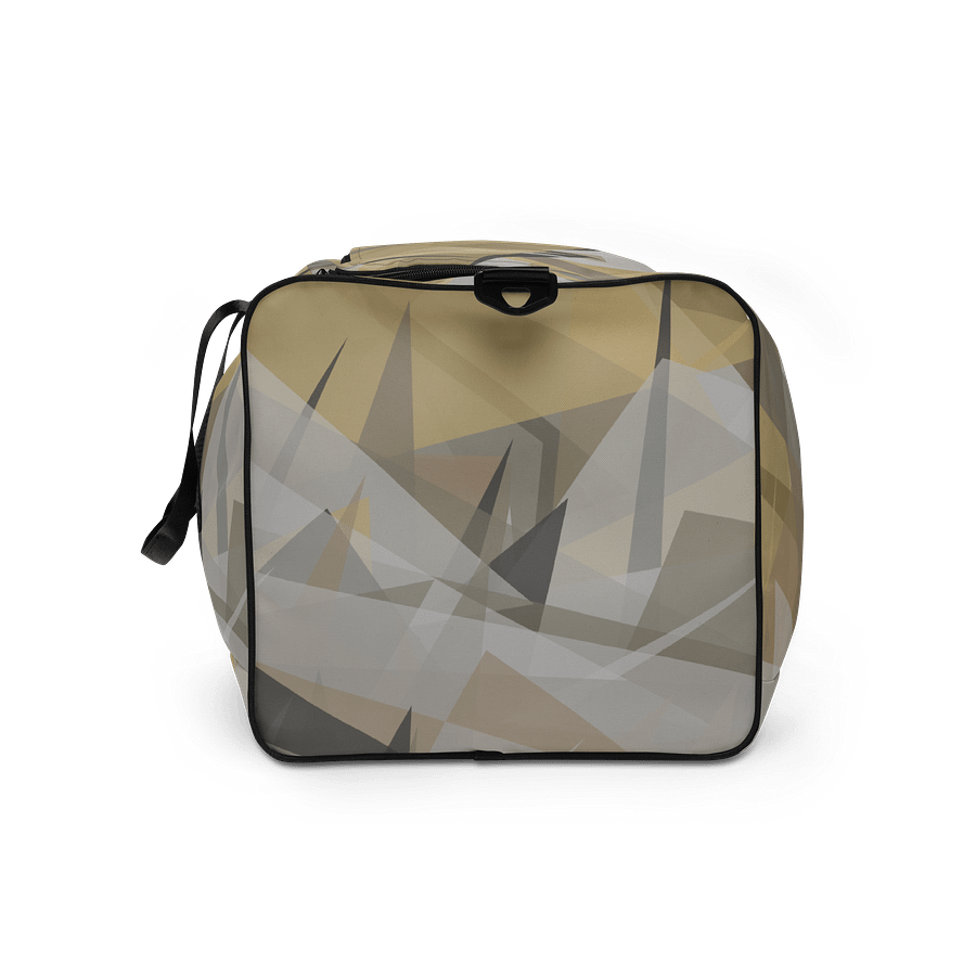 Fragmented Earth Tones Duffle Bag product image (9)
