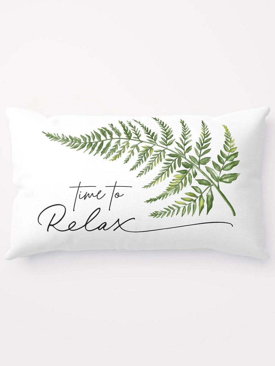 Time To Relax Fern Leaves Pillow product image (6)