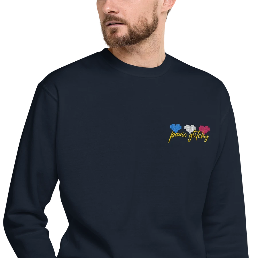 Embroidered Panic Glitchy Sweatshirt product image (24)