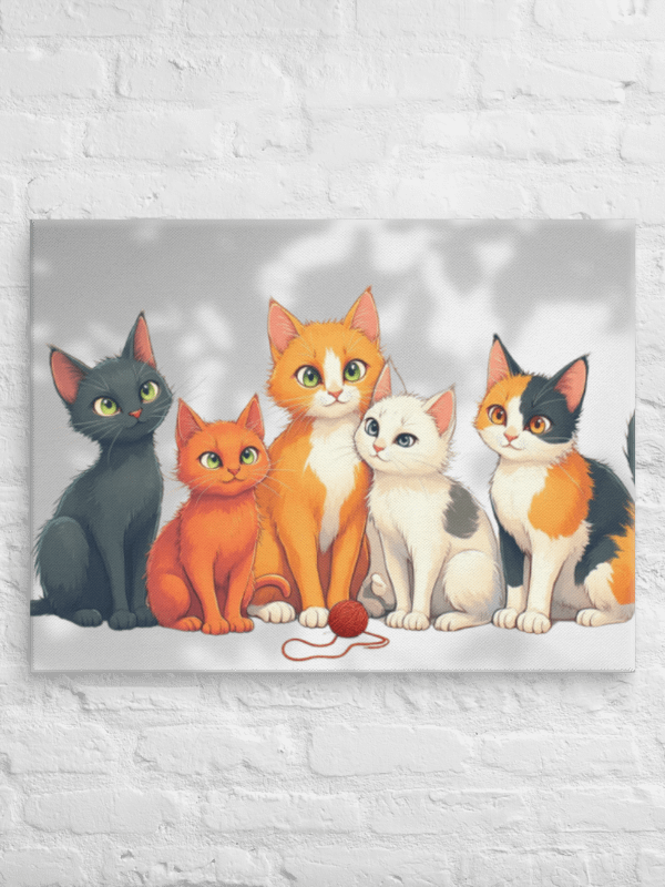Cat Family Wall Art #596 product image (6)