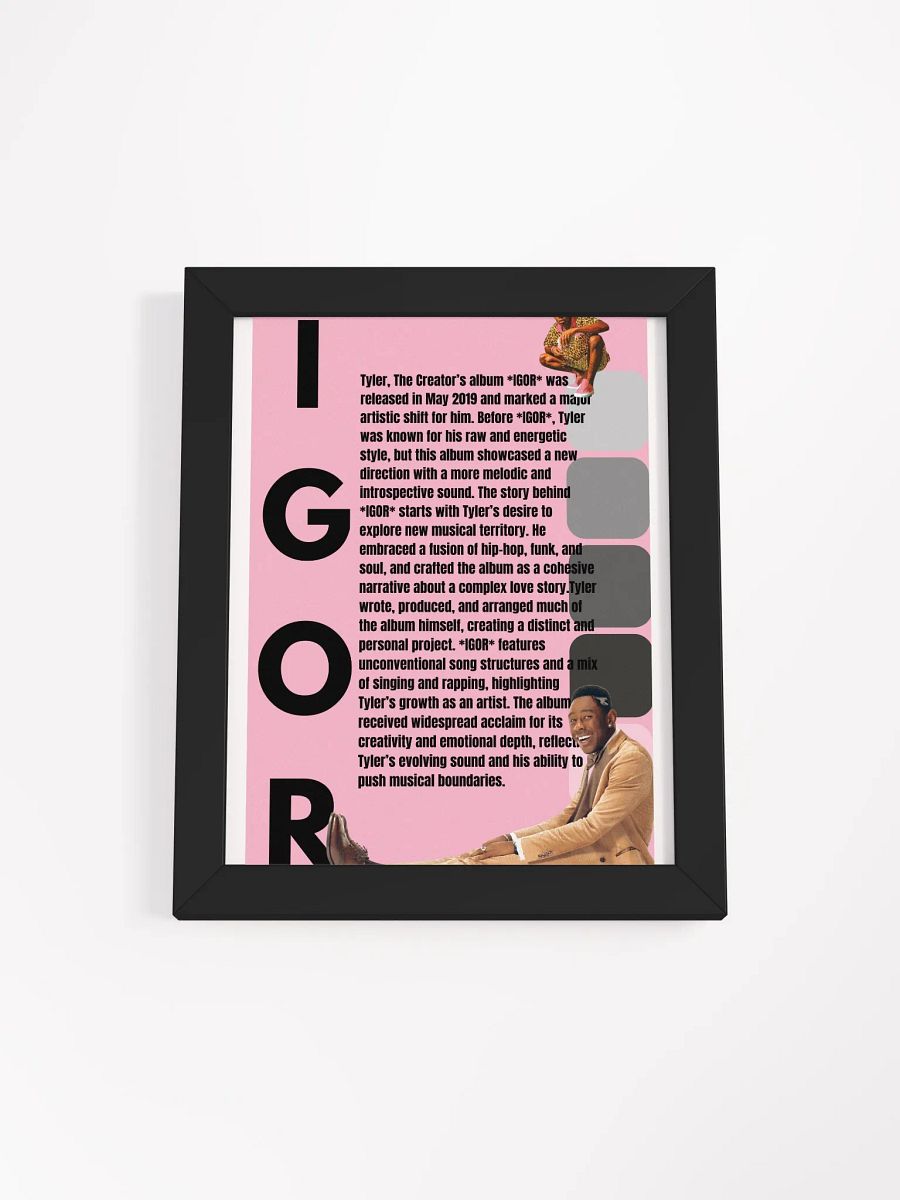 (8x10in) IGOR: Framed Matte Poster product image (1)
