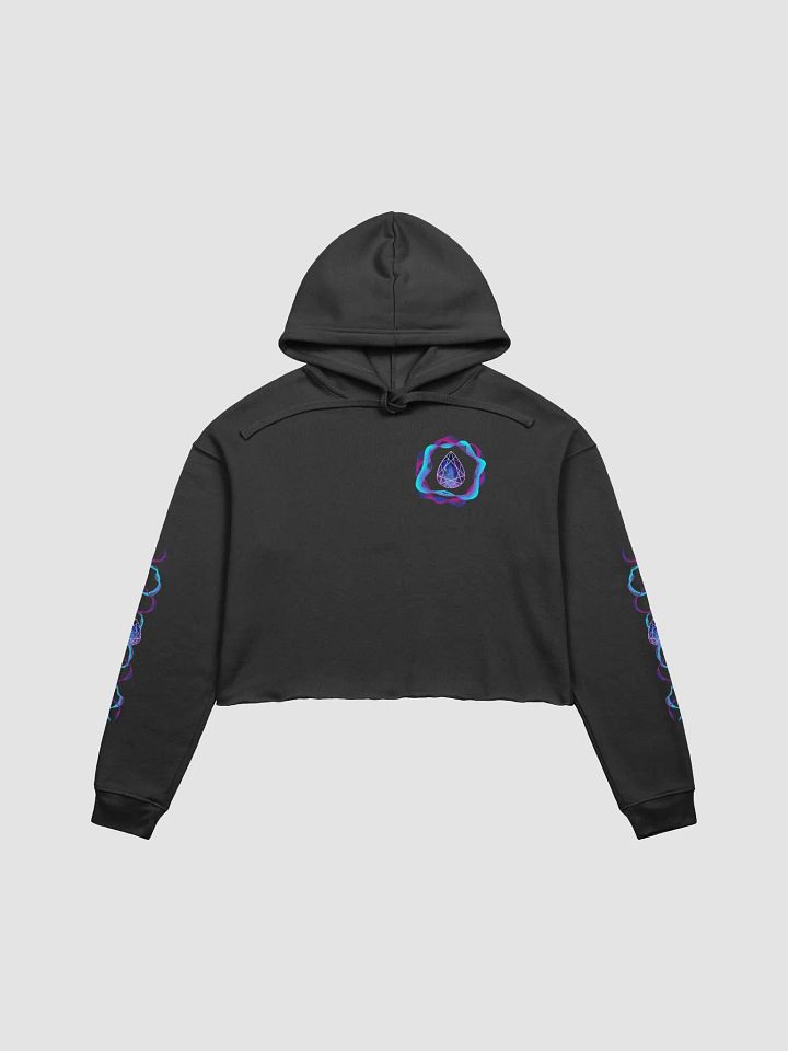Galactic Waves Cropped Hoodie product image (2)