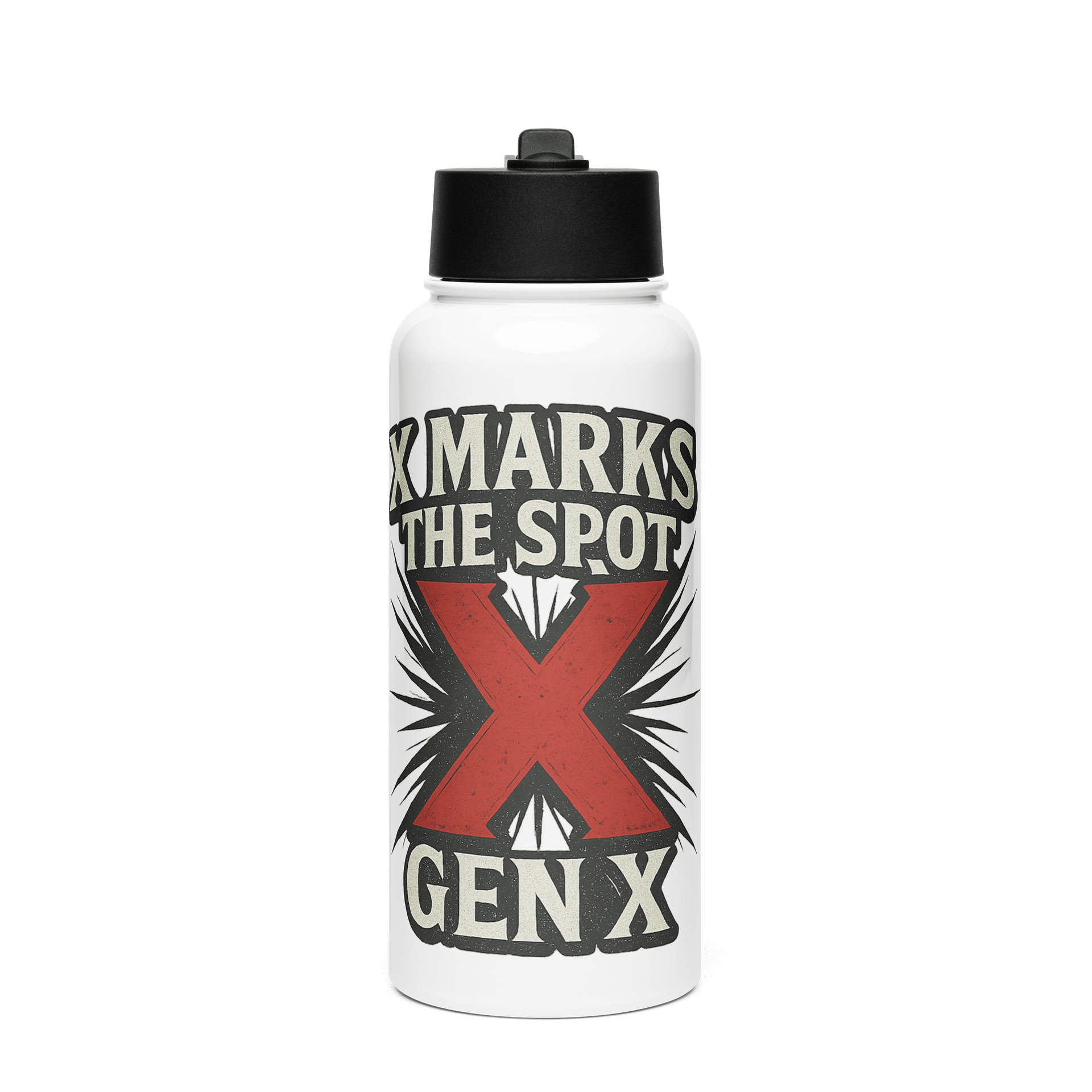 X Marks the Spot - Water Bottle product image (1)