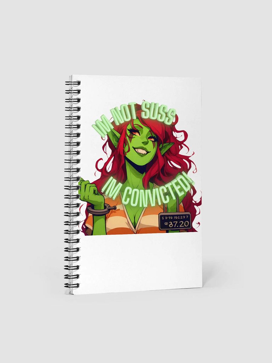 I'm Not Suss, I'm Convicted Notebook product image (1)