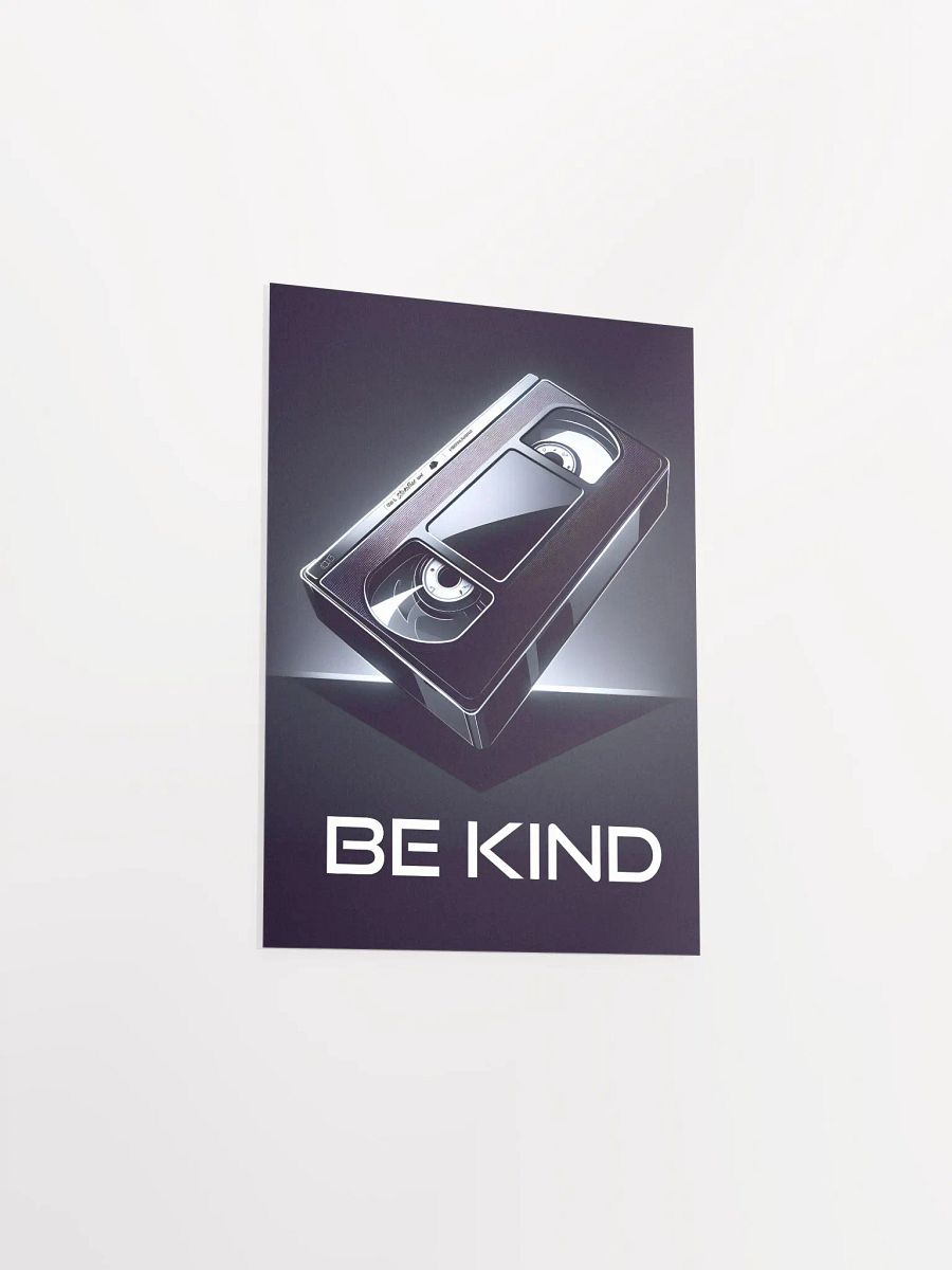 Retro VHS Tape Be Kind Poster product image (3)