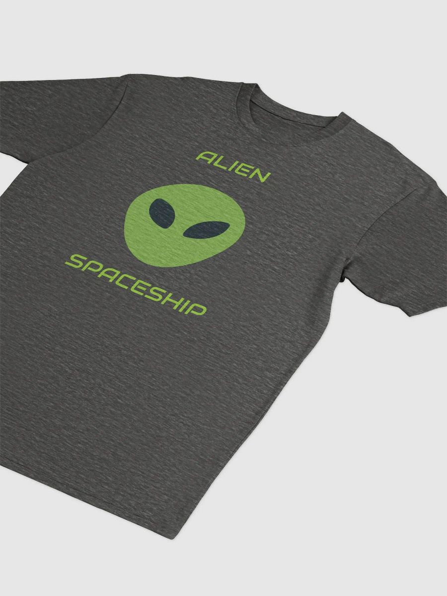 Alien Spaceship T-Shirt Gray product image (3)