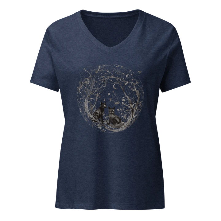 Whiskers In The Trees Women's V-Neck product image (25)