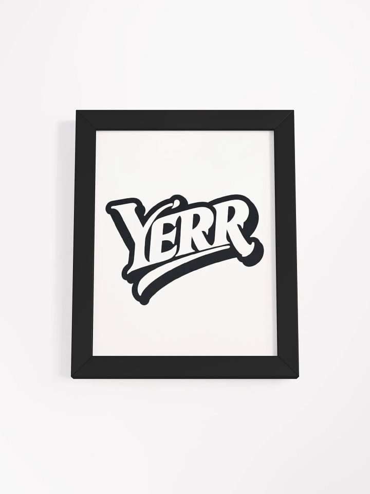 YERR Framed Poster product image (2)