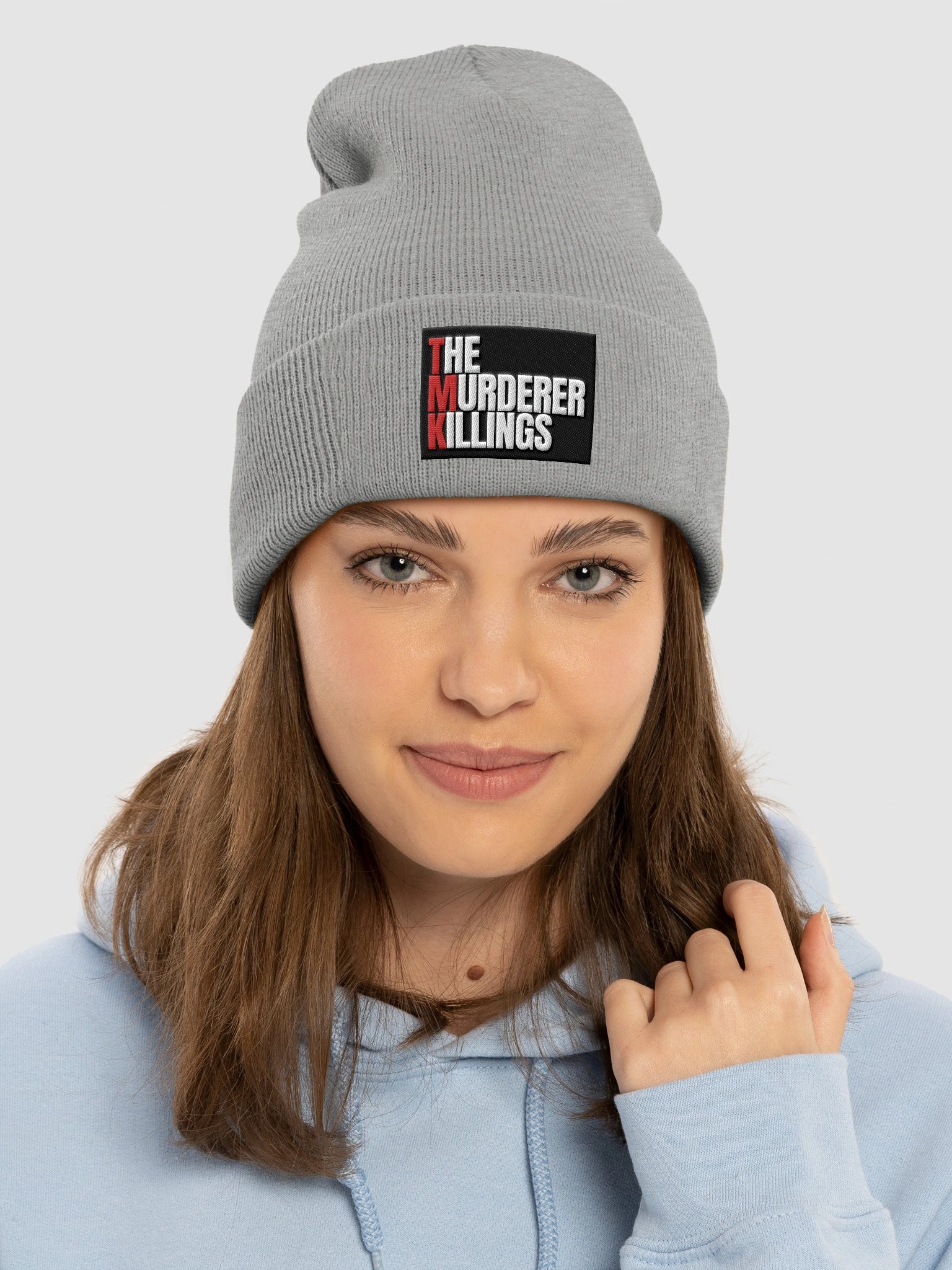 TMK True Crime Beanie - Grey v2 product image (3)