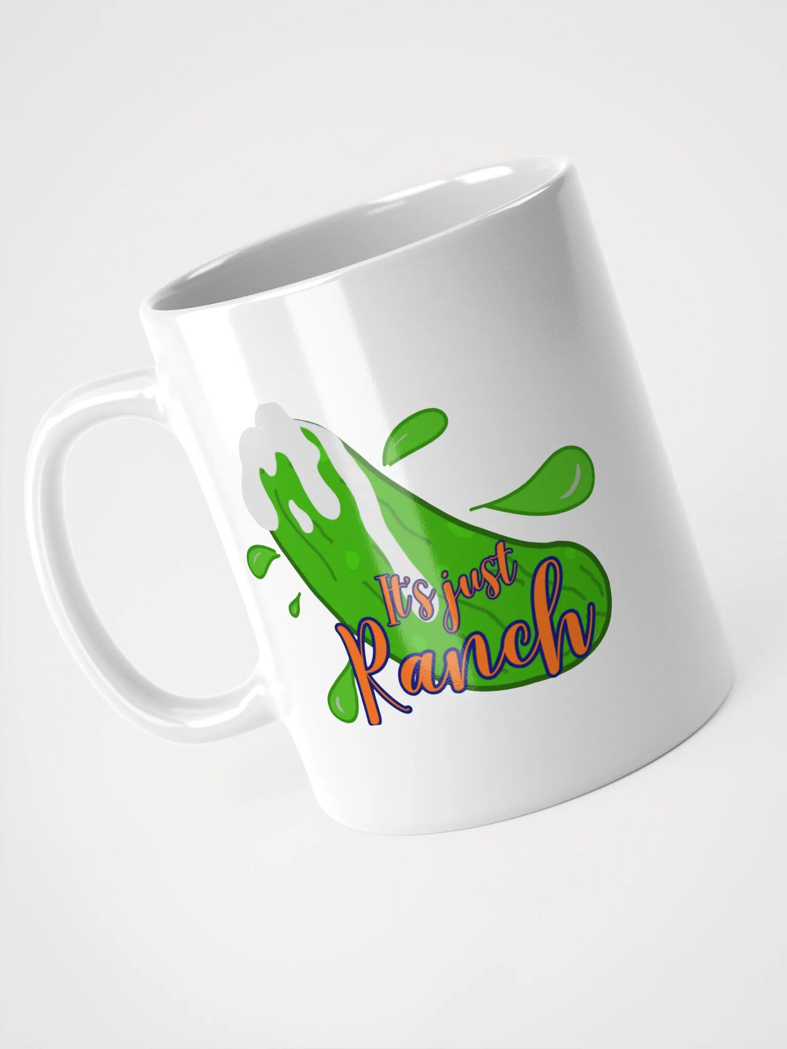 F&B It's Just Ranch White Gloss Mug product image (8)