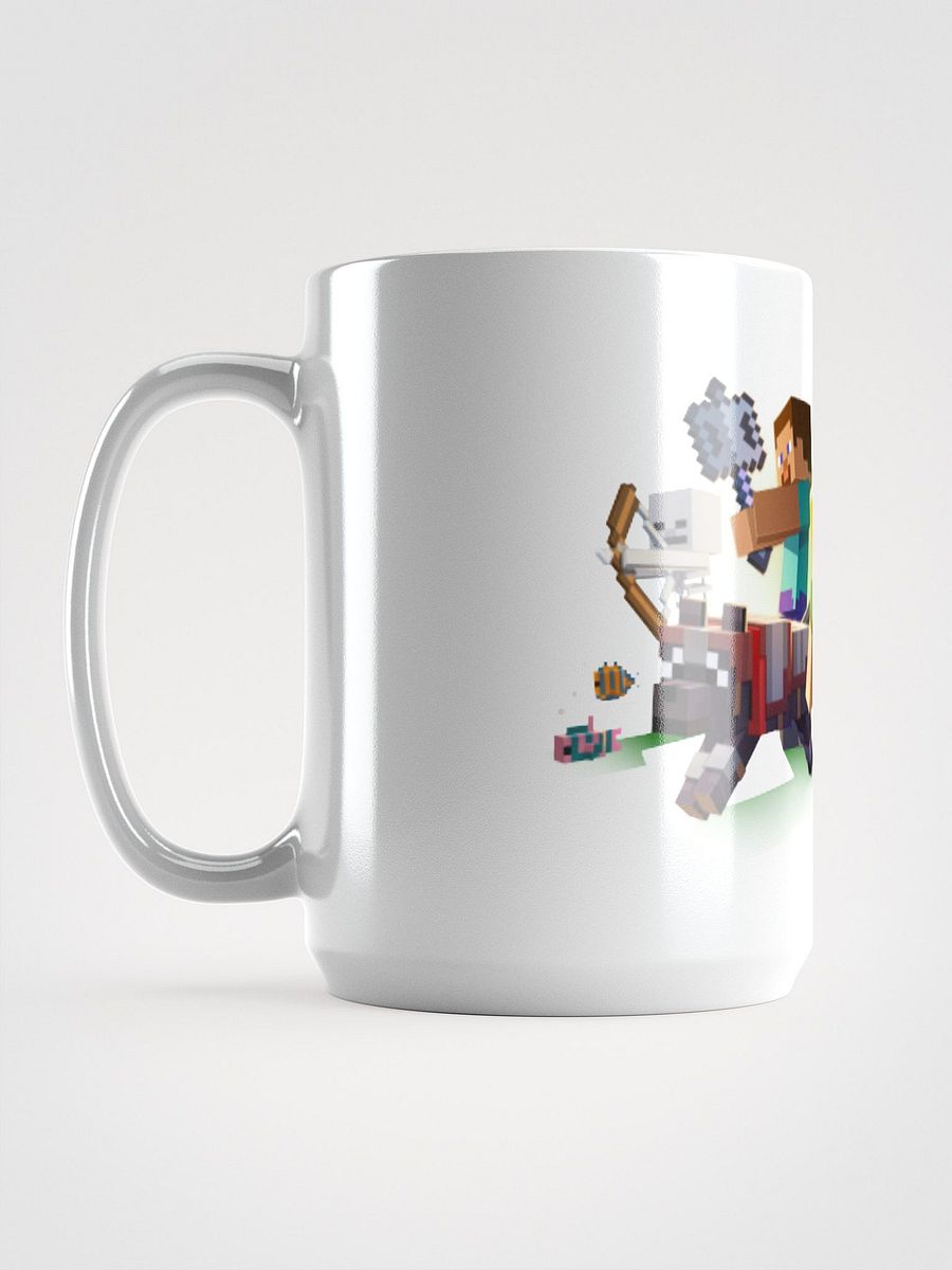 Minecraft White Glossy Mug product image (6)