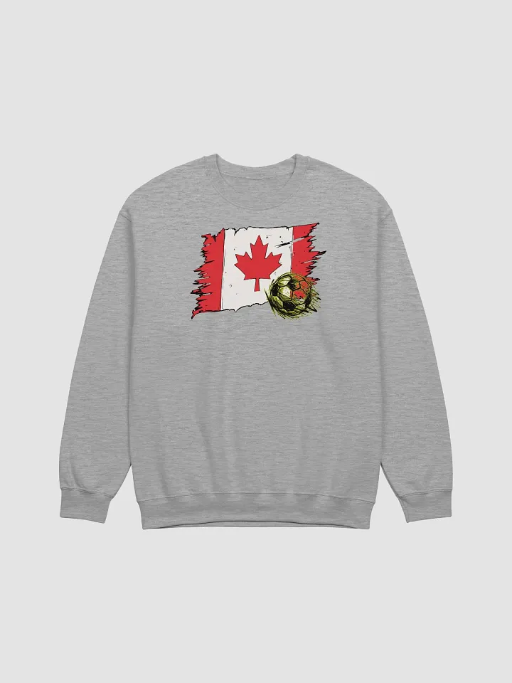 Canada Flag Soccer Football Crewneck Sweatshirt product image (1)
