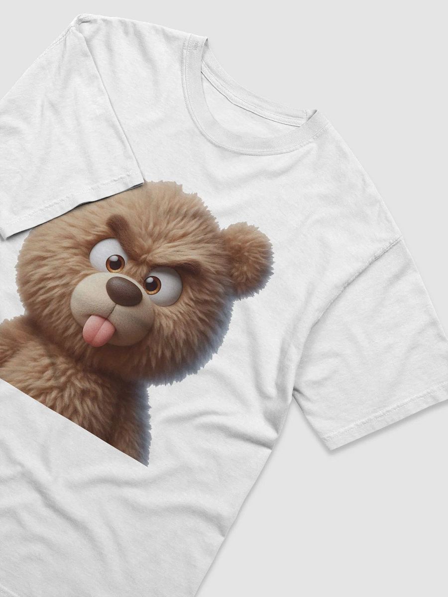 Rude Bear #Humorous Heavyweight White T-Shirt product image (4)