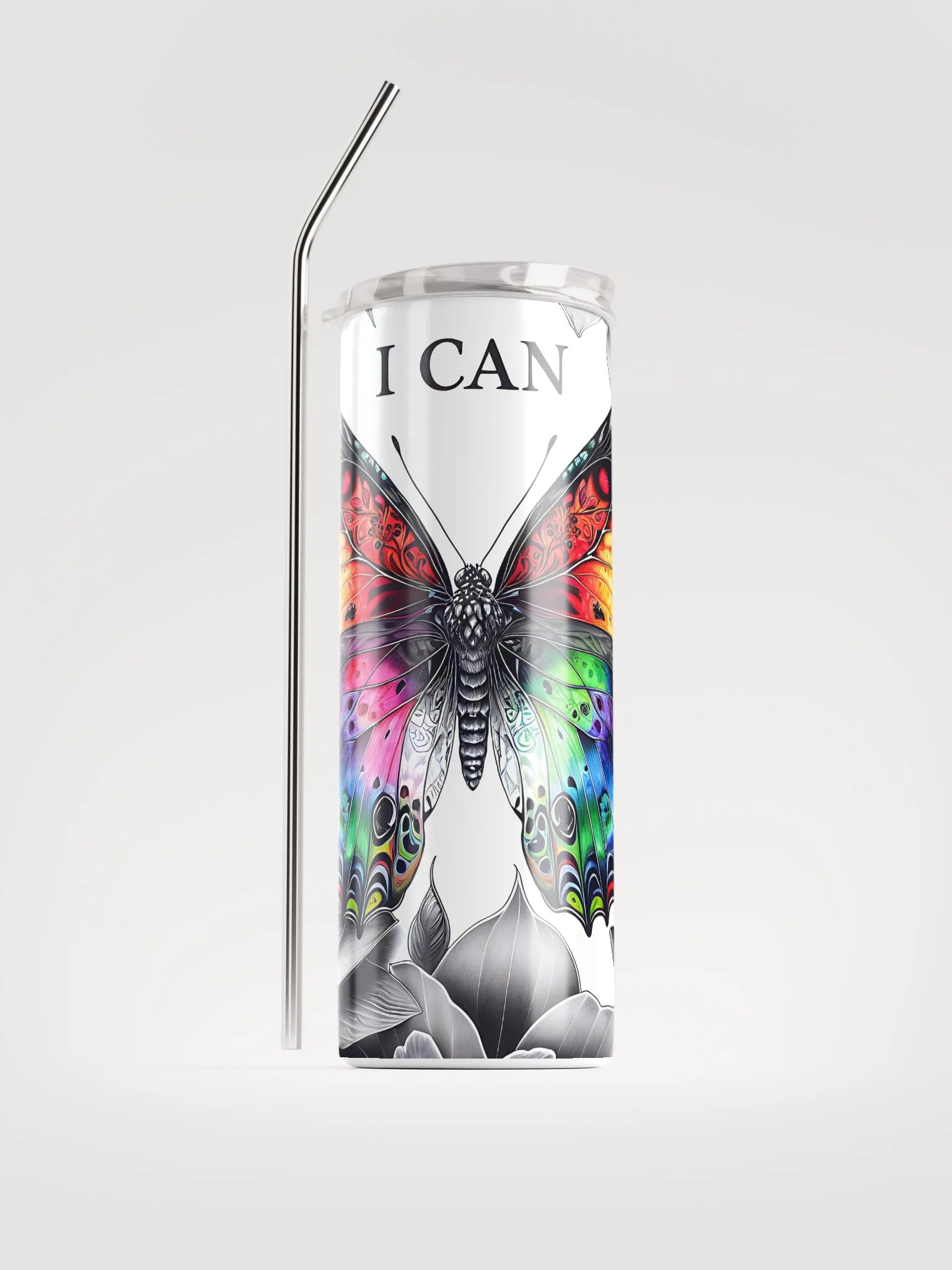 I CAN Butterfly Stainless Steel Tumbler product image (2)