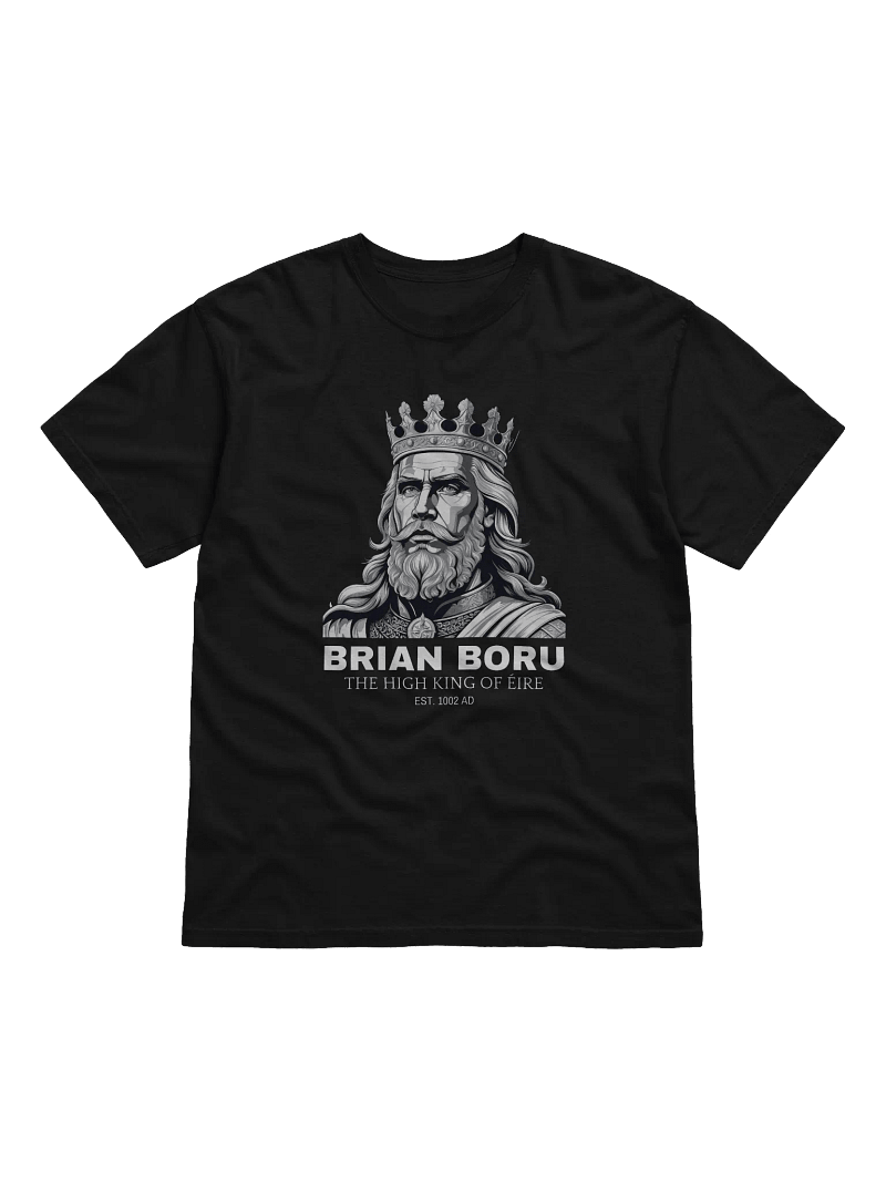 The High King of Éire: Brian Boru Legacy Tee (Black)