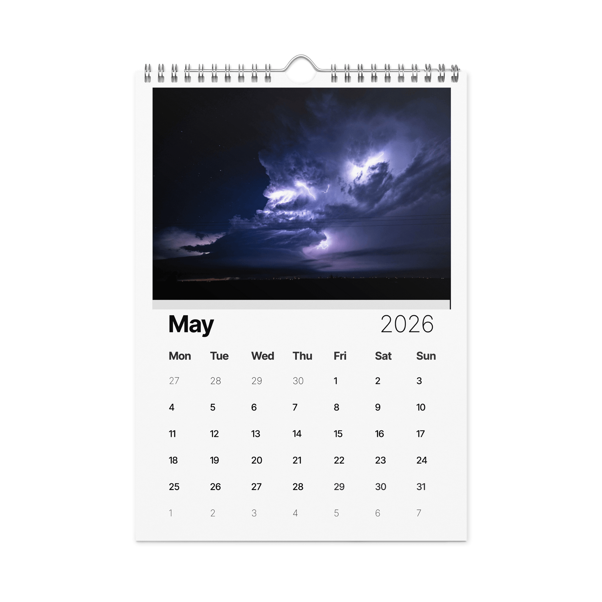 CALENDRIER 2026 ( EN / US ) product image (10)