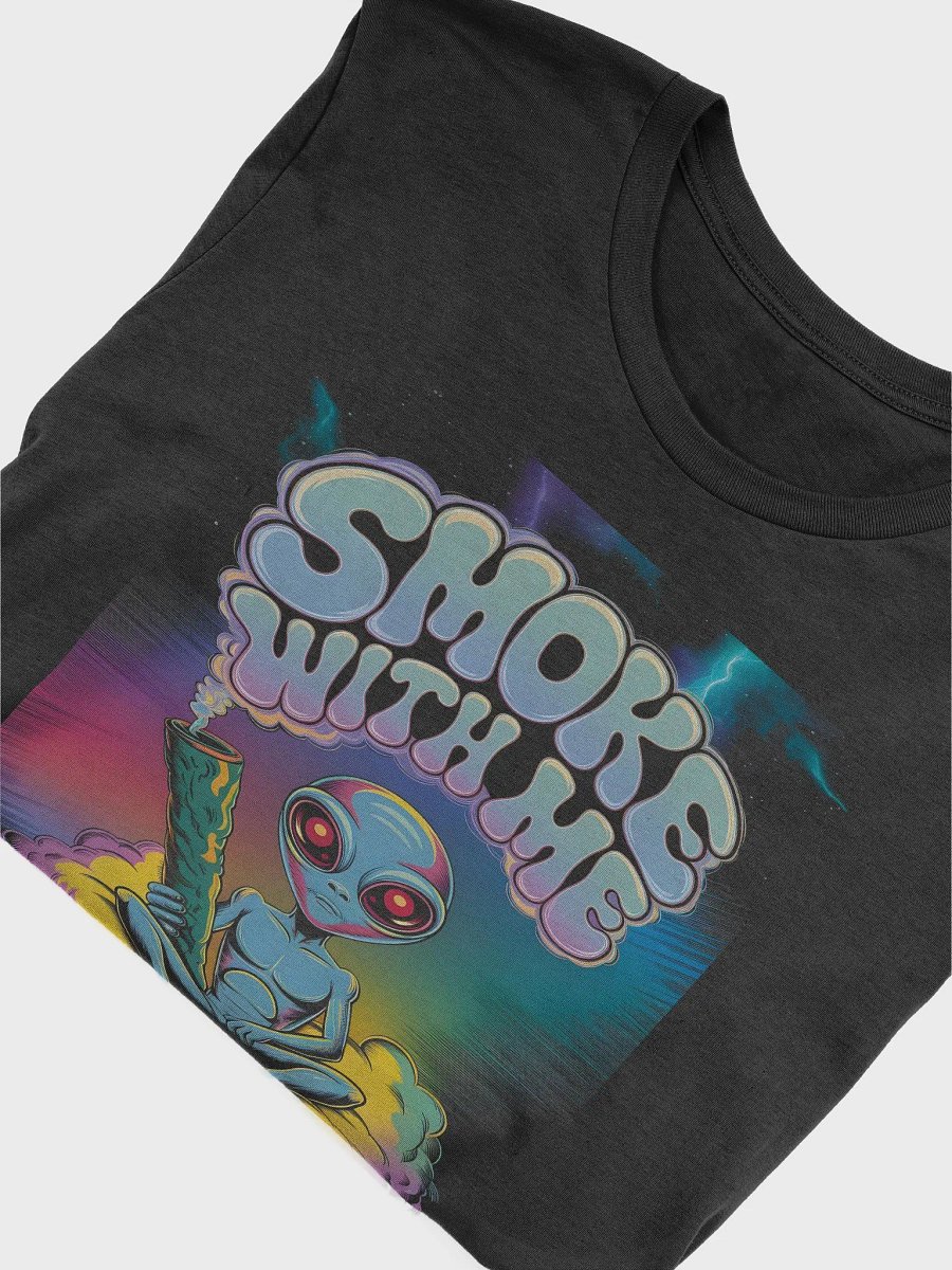 Smoke With Me Cosmic Chillout Alien Shirt product image (5)