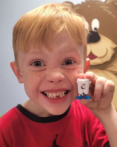 Someone lost his first tooth!!! #toothfairy #firstlosttooth