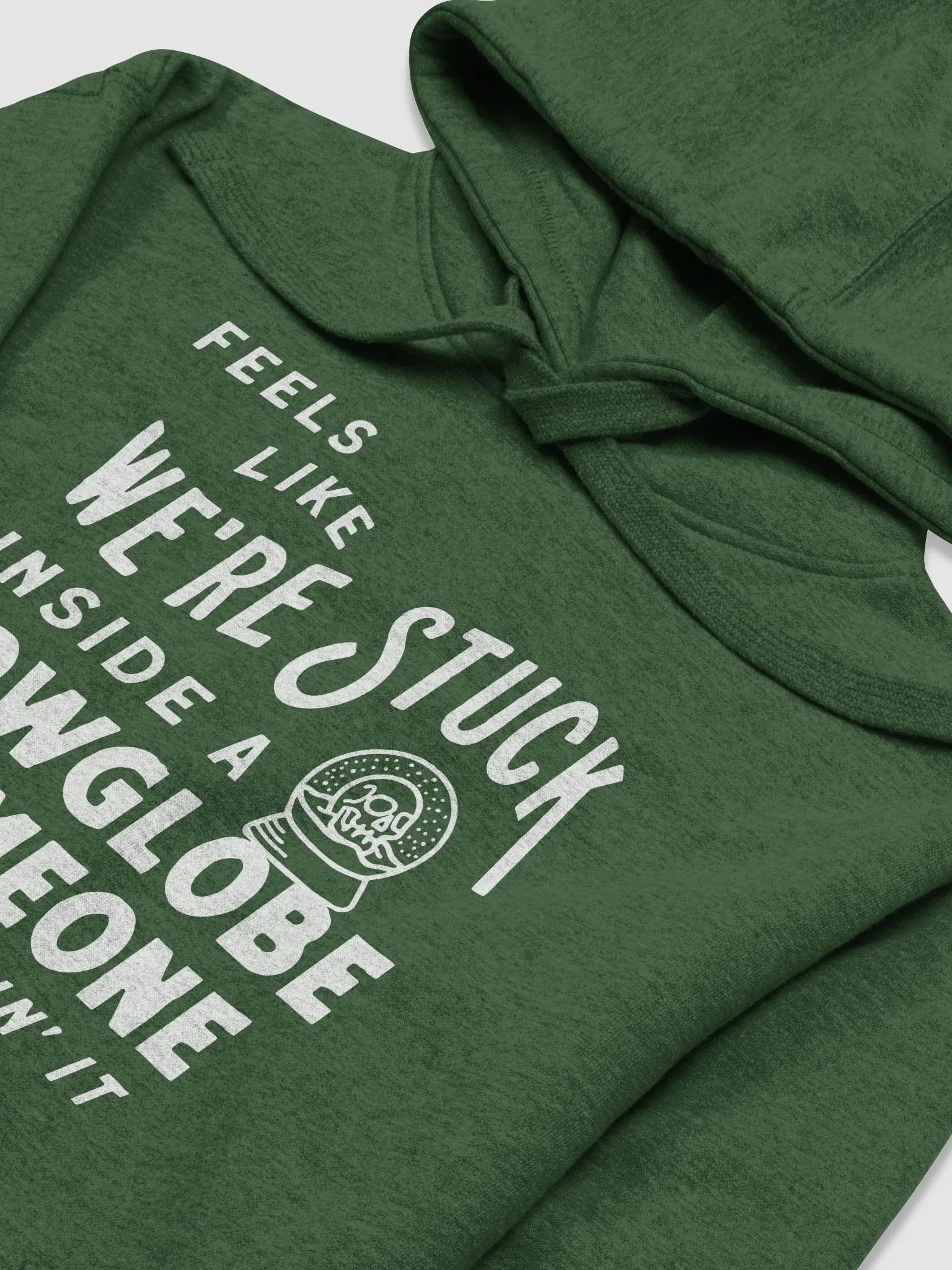 Snowglobe Censored Hoodie (Dark) (BB x CH) product image (2)