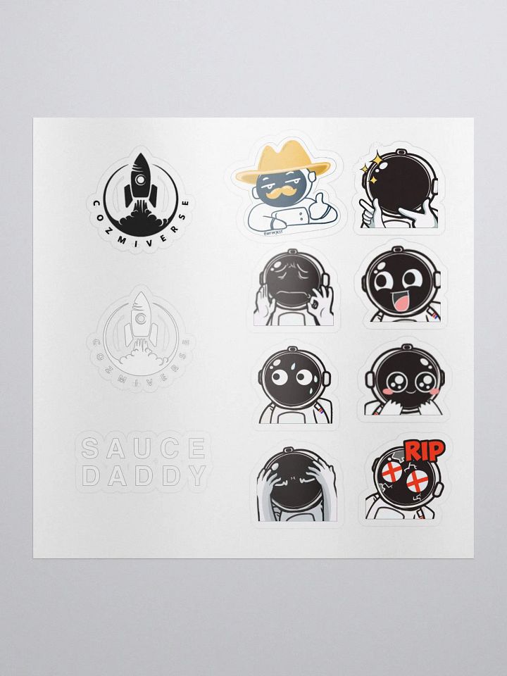 Emote Sticker Sheet product image (1)