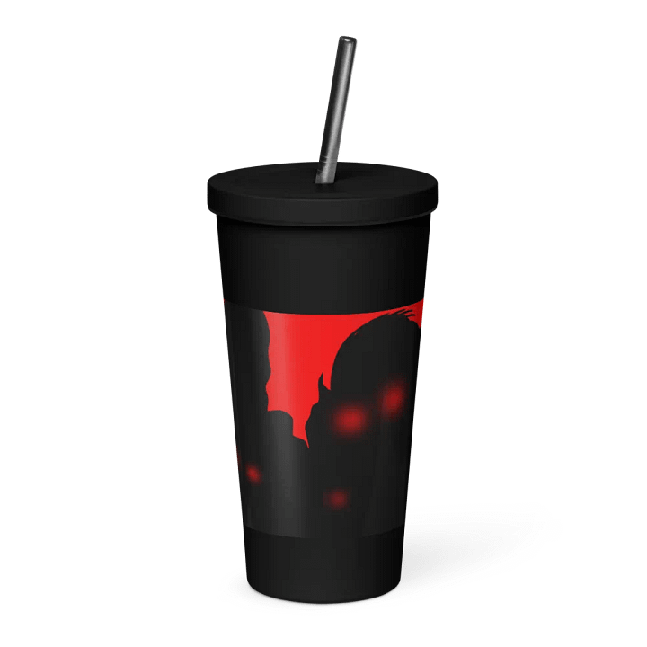 Glowing Eyes Insulated Tumbler with Straw product image (2)