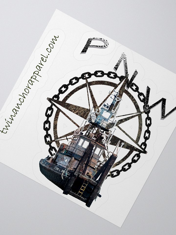 PNW Compass Rose Terri L. Brusco Kiss Cut Stickers product image (2)