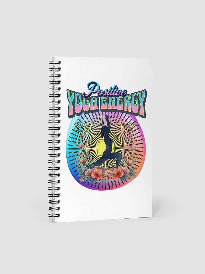 Positive Yoga Energy Radiant Serenity Spiral Notebook product image (2)