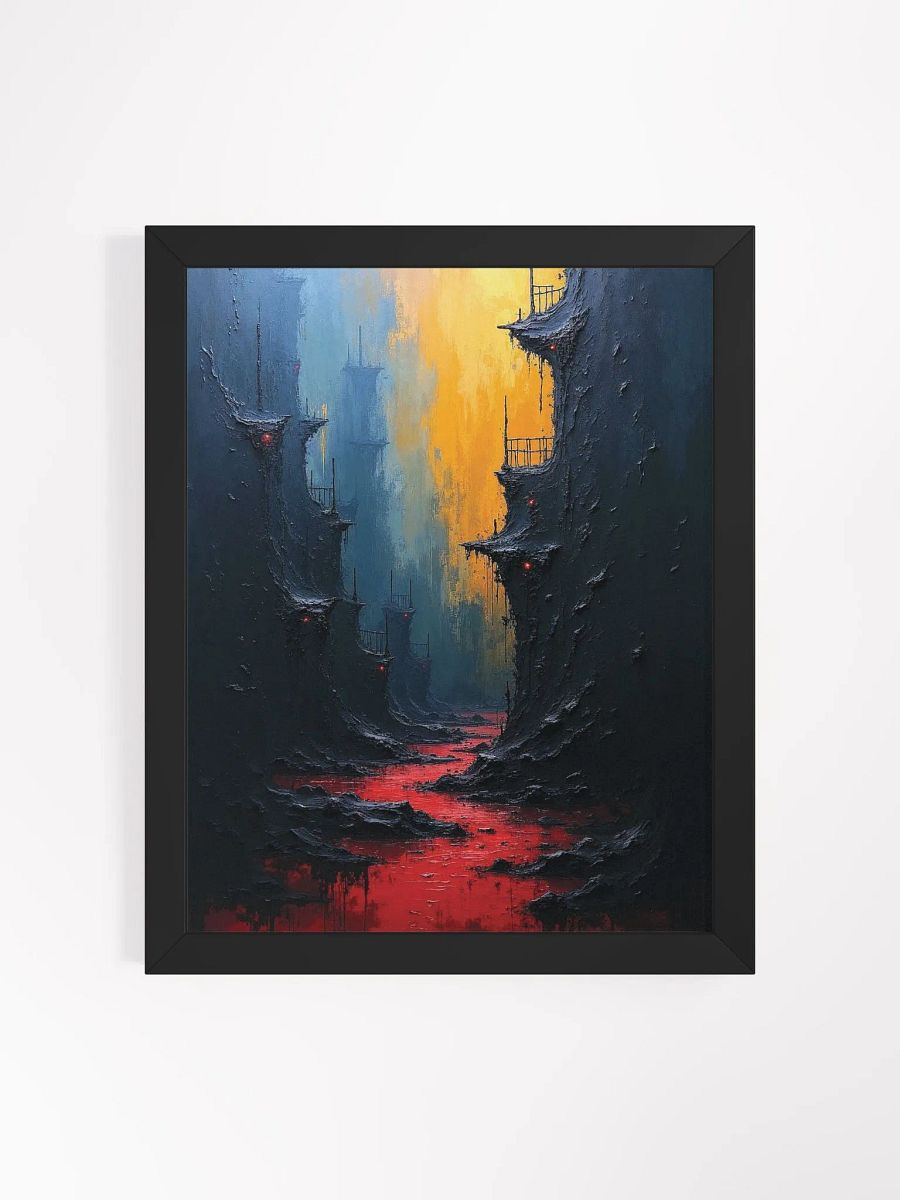 Fiery Abyss Framed Print product image (11)