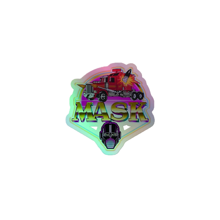 MASK 80's Cartoon Holofoil Sticker product image (1)