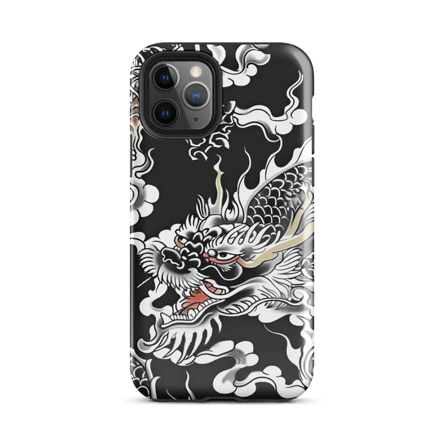 B/W Dragon Tough iPhone Case product image (2)