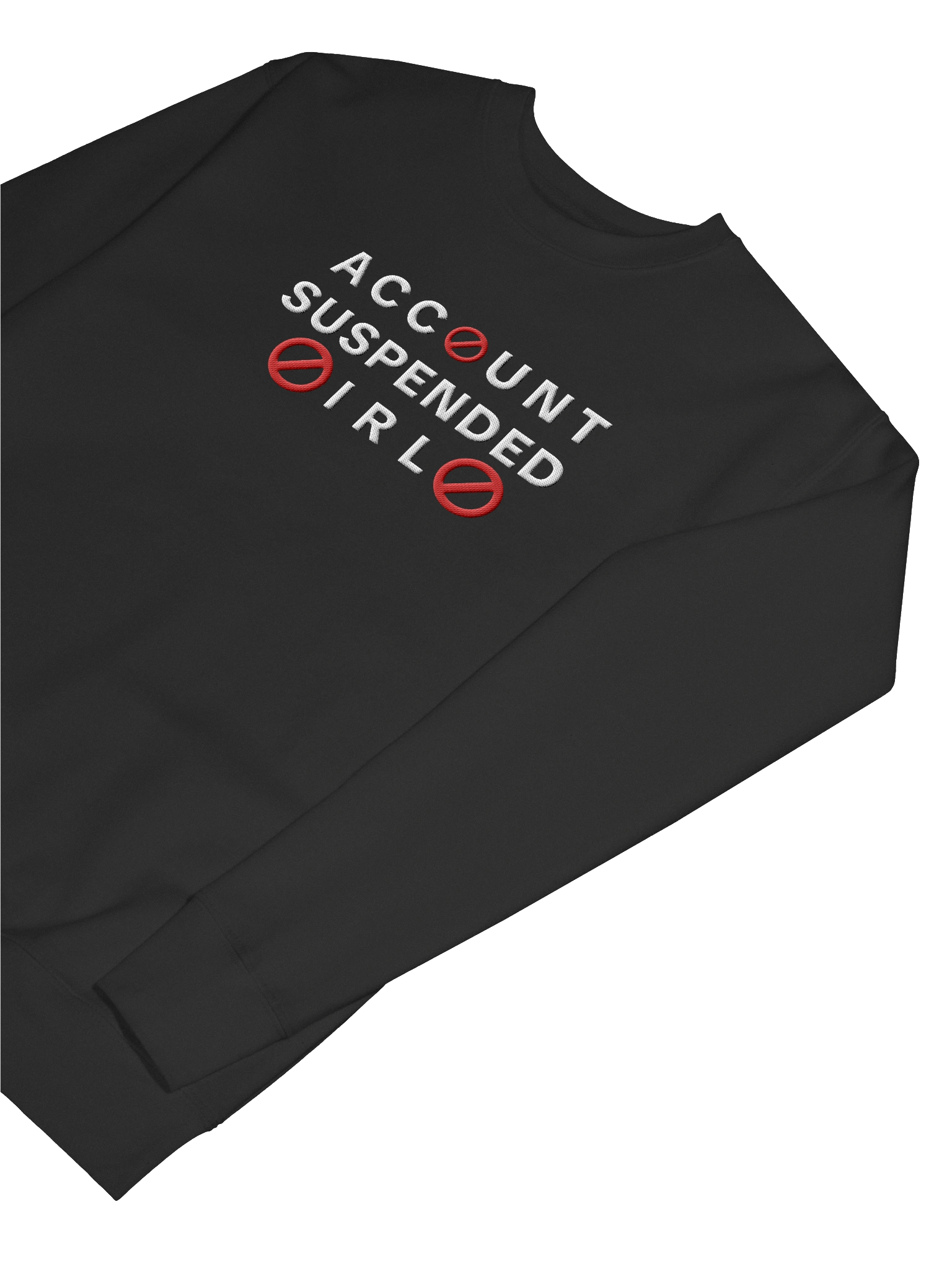 Account Suspended IRL | Black Sweatshirt product image (7)