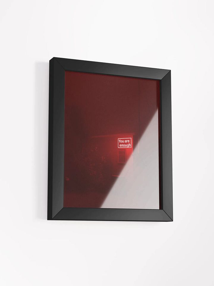 "You are enough" Framed Poster product image (24)