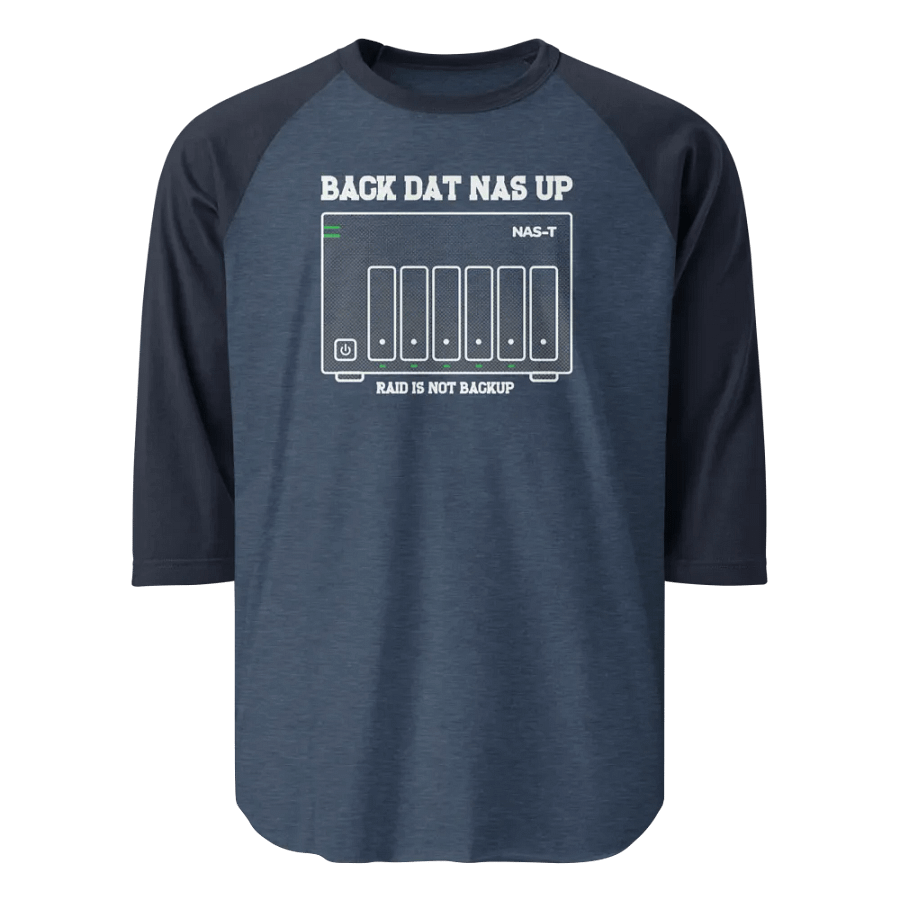 Back Dat NAS Up - Raglan Tee product image (3)
