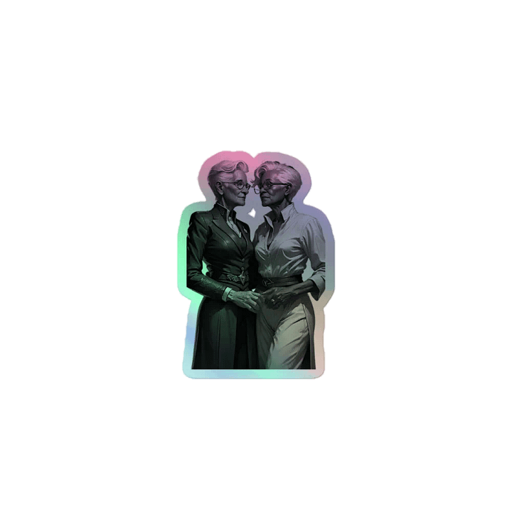 Seriously in Love LGBTQ+ Holo Sticker product image (1)