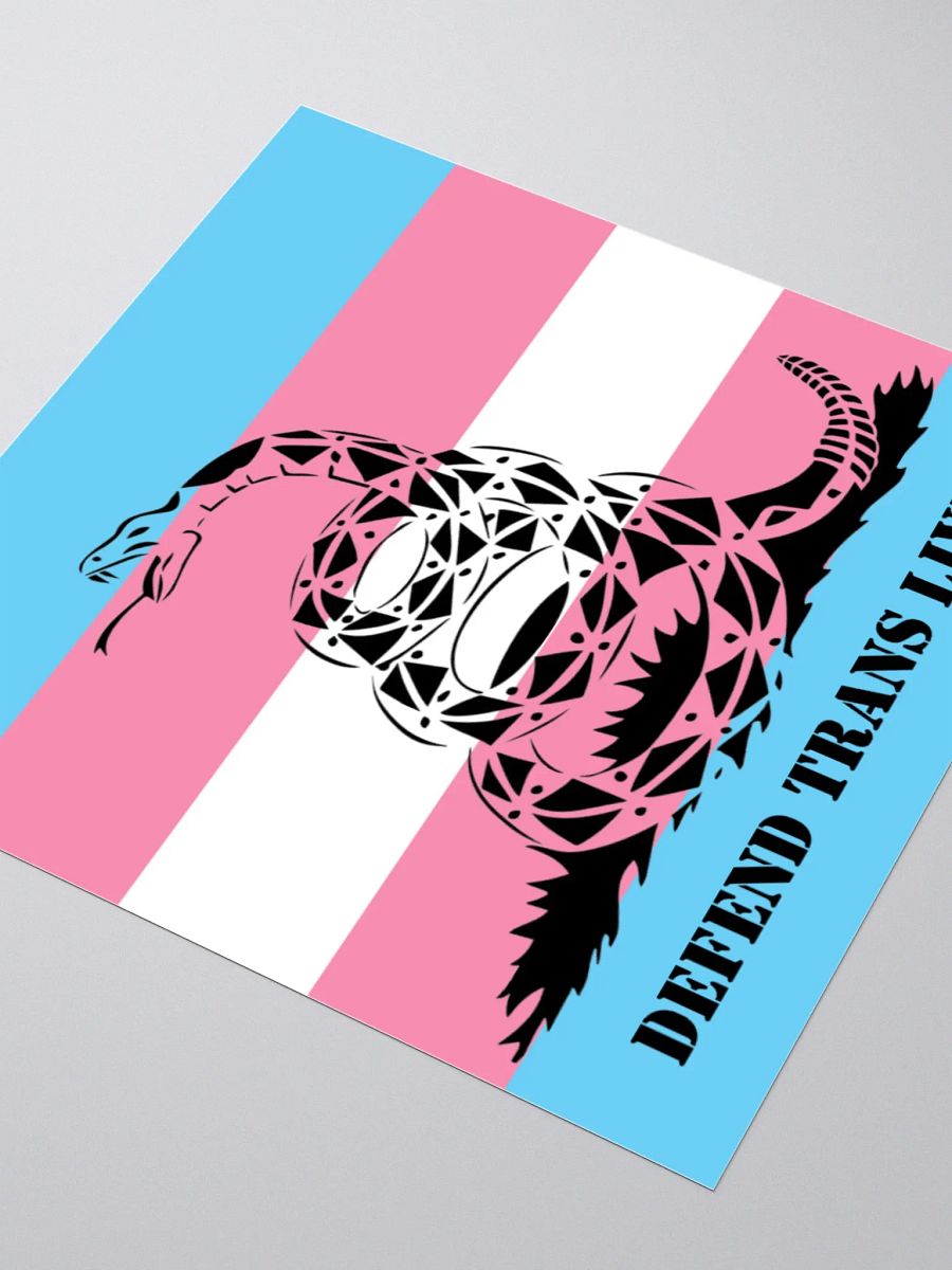 Defend Trans Lives - Sticker product image (3)