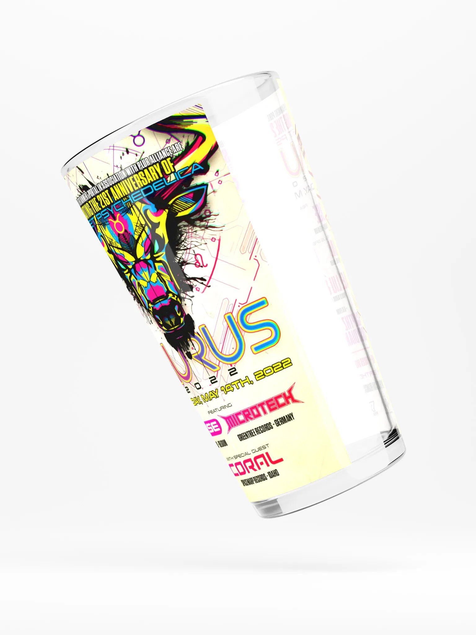 Taurus 2022 Shaker Pint Glass product image (3)