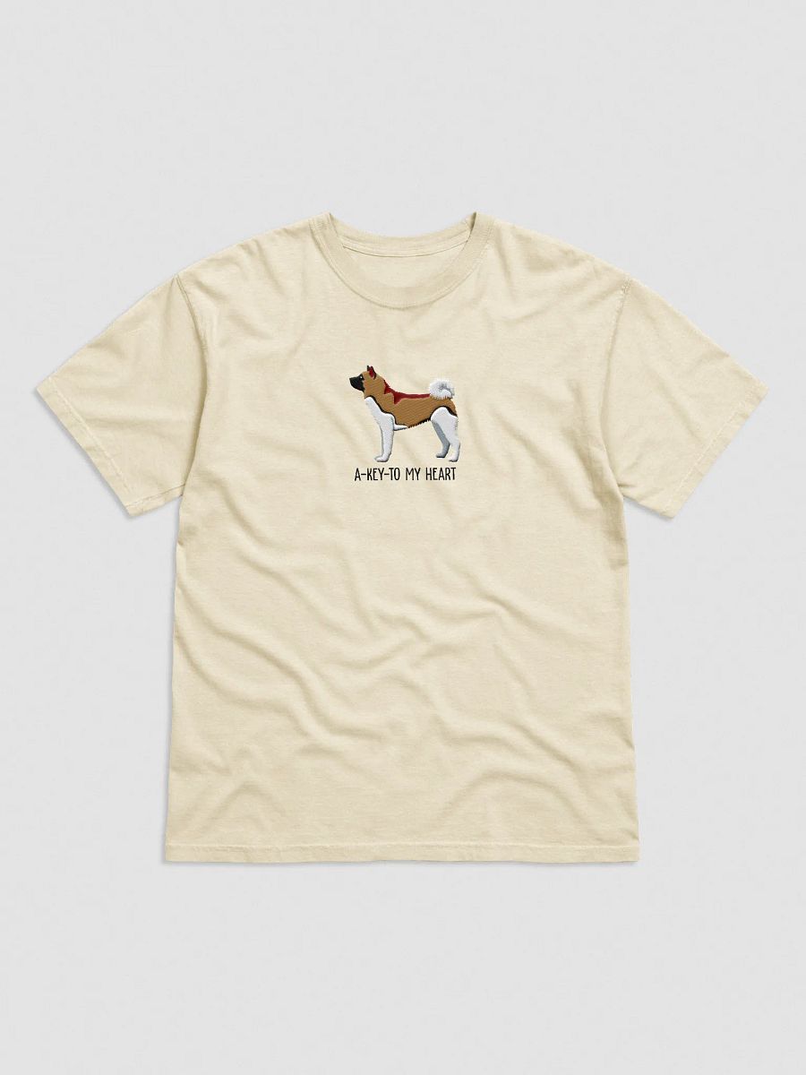 A-Key-To My Heart T-Shirt(Embroidered) of an American Akita product image (25)