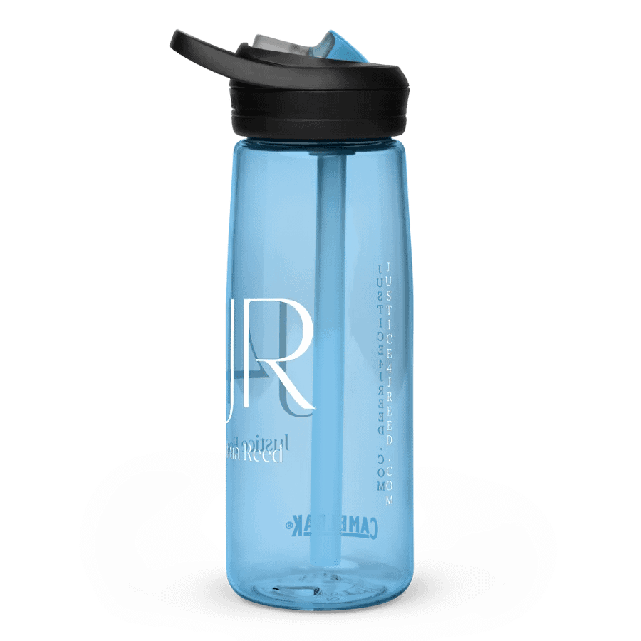 Pixelated Monogram Sports Water Bottle product image (3)