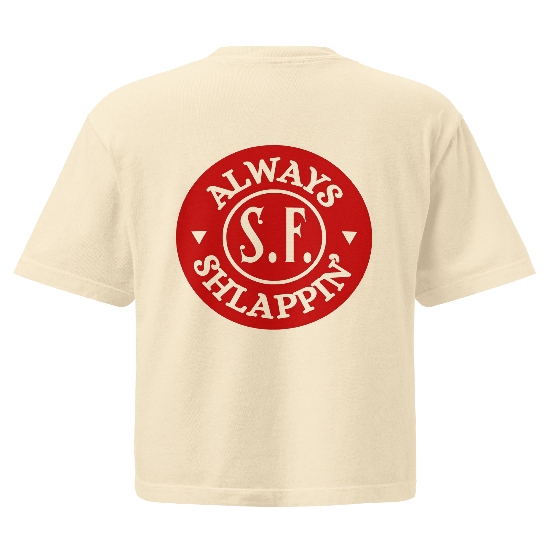 Muni Always Shlappin Crop Womens Tshirt product image (1)