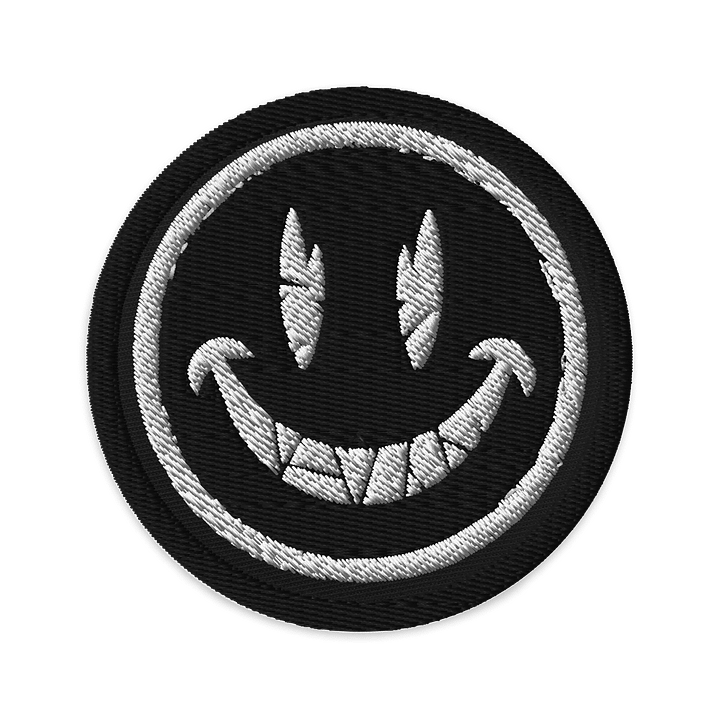 Grinning Distortion Embroidered Patch product image (1)