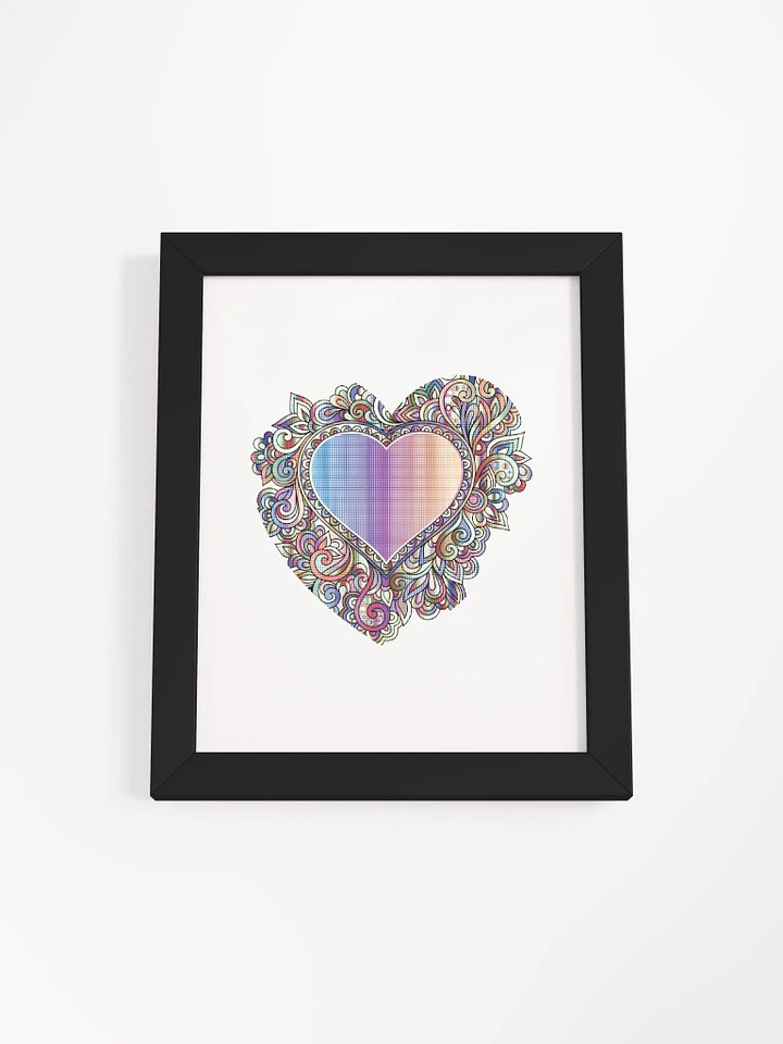 COLORFUL LOVELY HEART HEART, LOVE, MARRIAGE, VINTAGE, COLORFUL, VALENTINES DAY, ROMANTIC, ROMANCE, COUPLE, BOYFRIEND, HUSBAND, WIFE, RETRO product image (3)