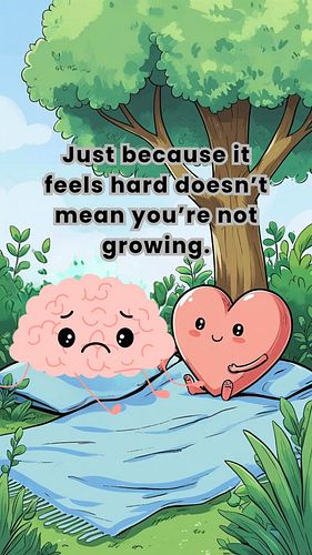 #Selfcare Even when it feels tough, remember: growth is quiet but powerful. 🌱✨
You're doing better than you think! 💖

#Growth...