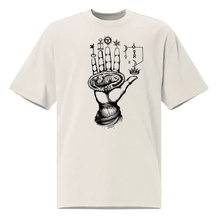 [Hand Of Mysteries 3 - Black] Oversized T-Shirt product image (1)
