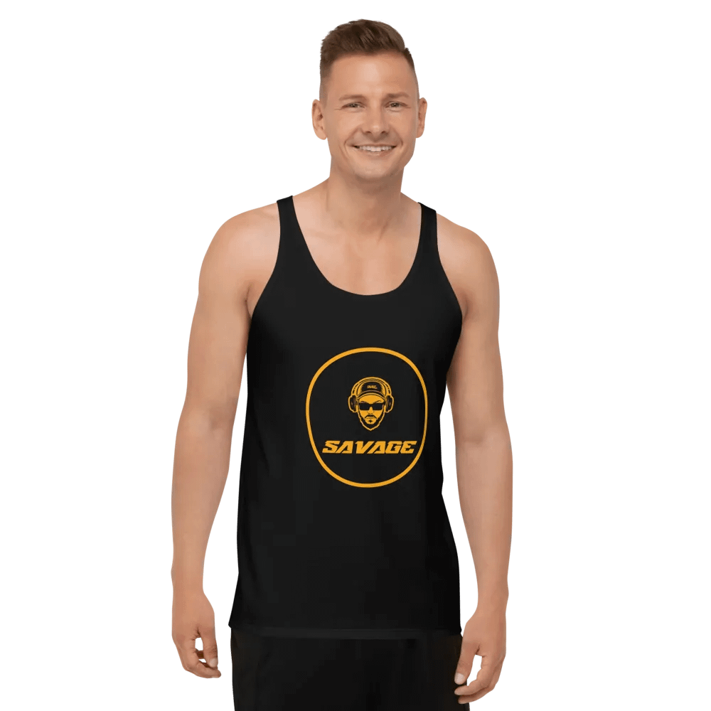 Savage Tank Tee (Gold) product image (8)