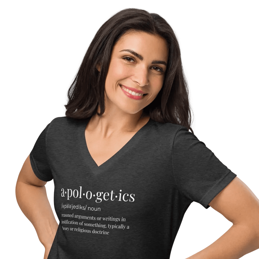 Apologetics Definition Women's V-Neck T-Shirt product image (10)