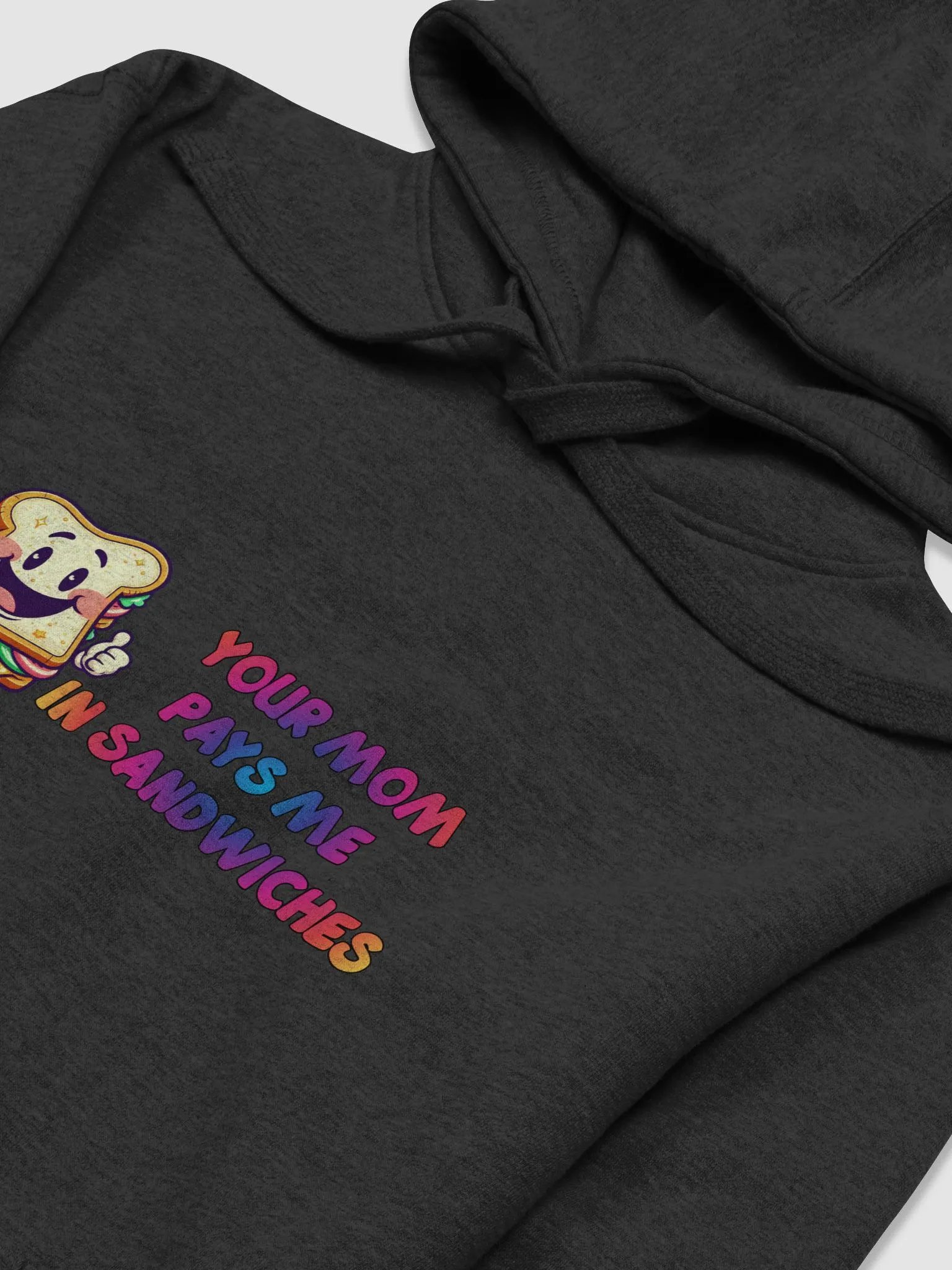 JAY-YOUR MOM PAYS ME IN SANDWICHES-Cotton Heritage Unisex Premium Hoodie product image (3)