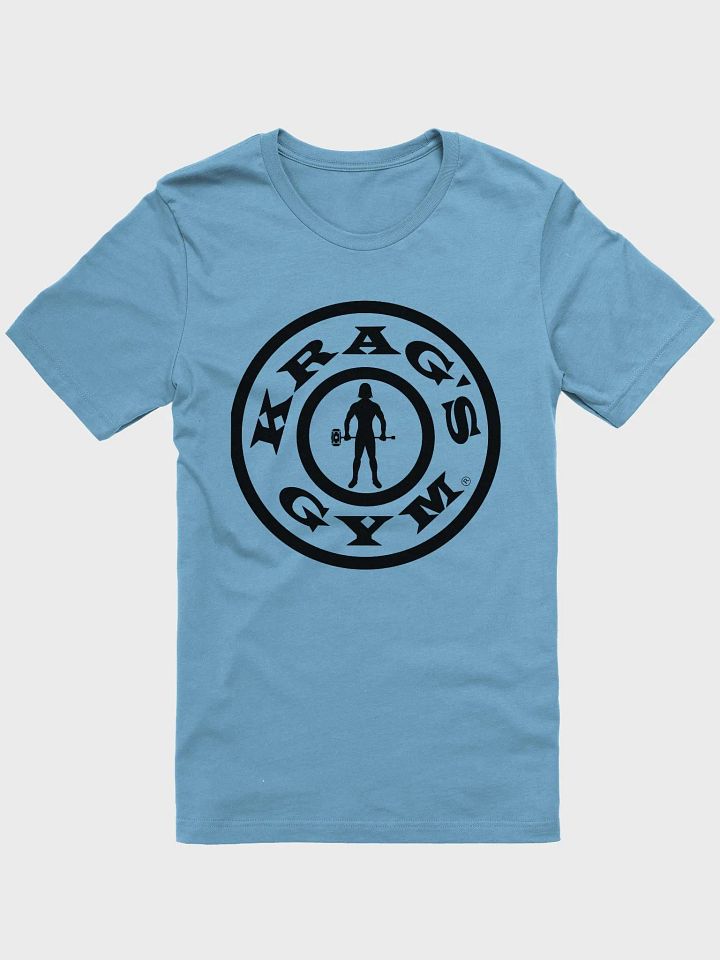 Krag's Gym T-Shirt (Black Letter Bullseye) product image (6)